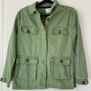 Green Jacket Zara for kids -13-14 years